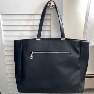 Michelaa Large Black Tote Bag